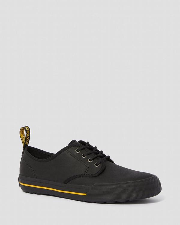 Dr Martens Pánské Tenisky Pressler Leather Černé, CZ-052498